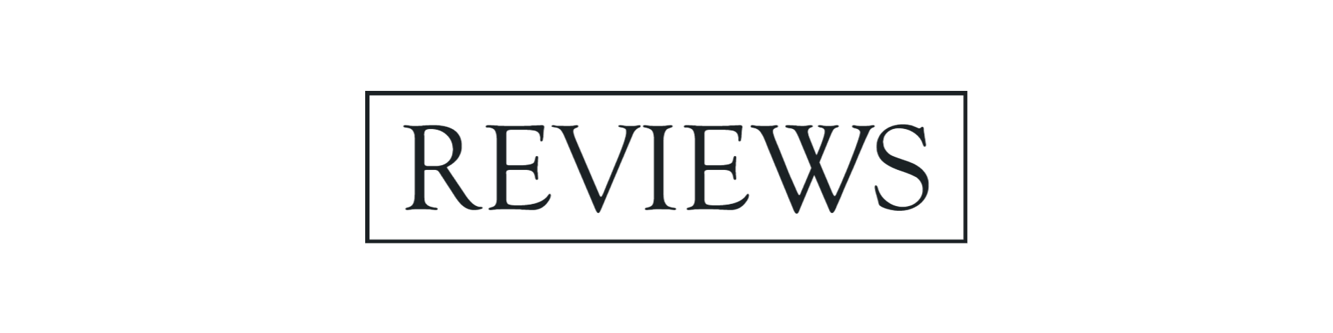 A black background with the word "reviews" on it, emphasizing home.